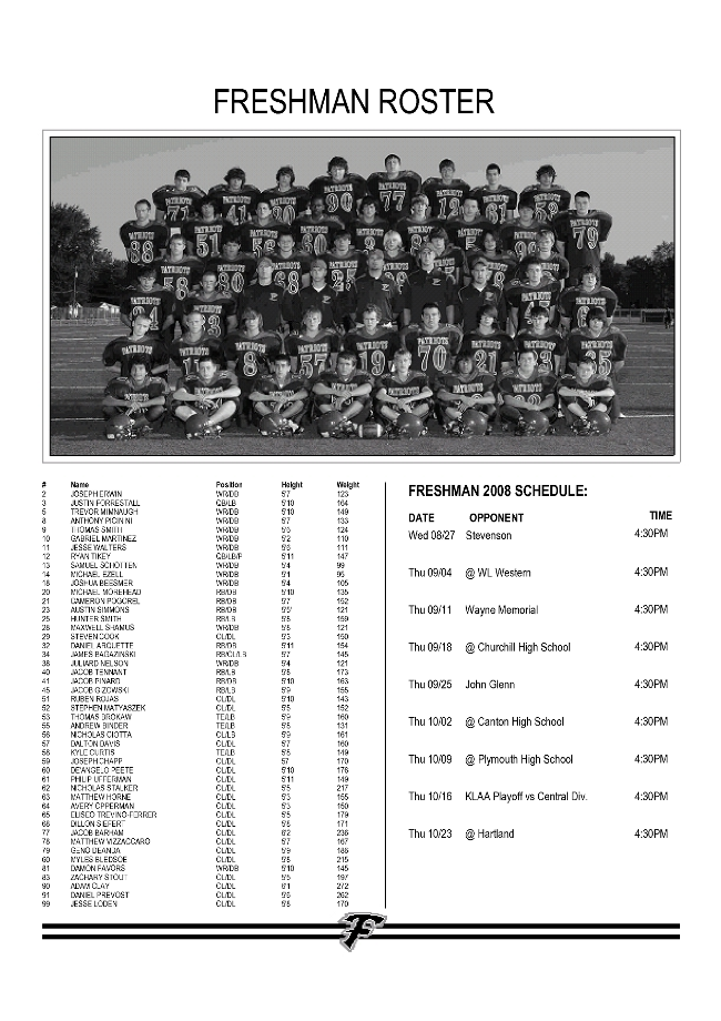 Livonia Franklin High School Football chrisvantuyl